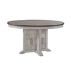 Liberty Furniture River Place X-Style Single Pedestal Round Table