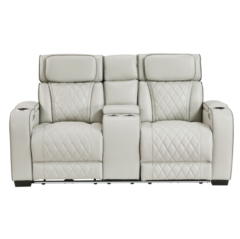 Homelegance Fairway Dual Power Reclining Loveseat