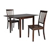 Progressive Furniture Simplicity 3-Piece Dining Set