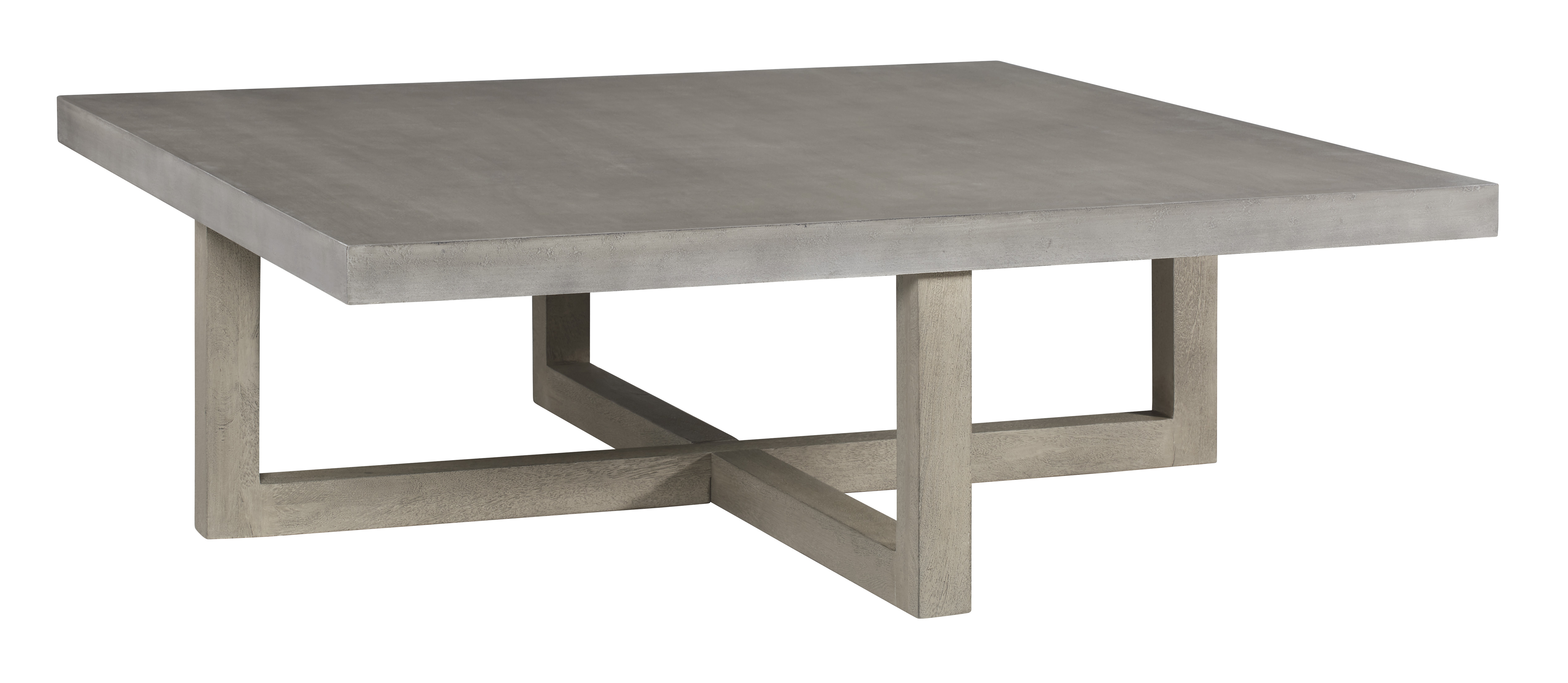 concrete top square coffee table