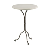 Mariners Round Metal Accent Table