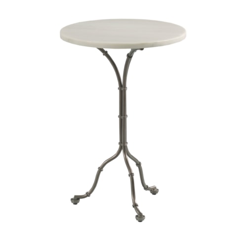 Mariners Round Metal Accent Table