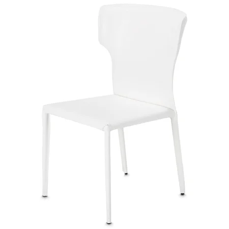 Contemporary Side Chair with Winged Back