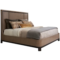 Contemporary Cape Verde King Panel Bed