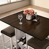 Furniture of America Bingham 5-Piece Counter Height Dining Set