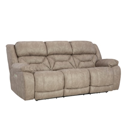 Double Reclining Power Sofa