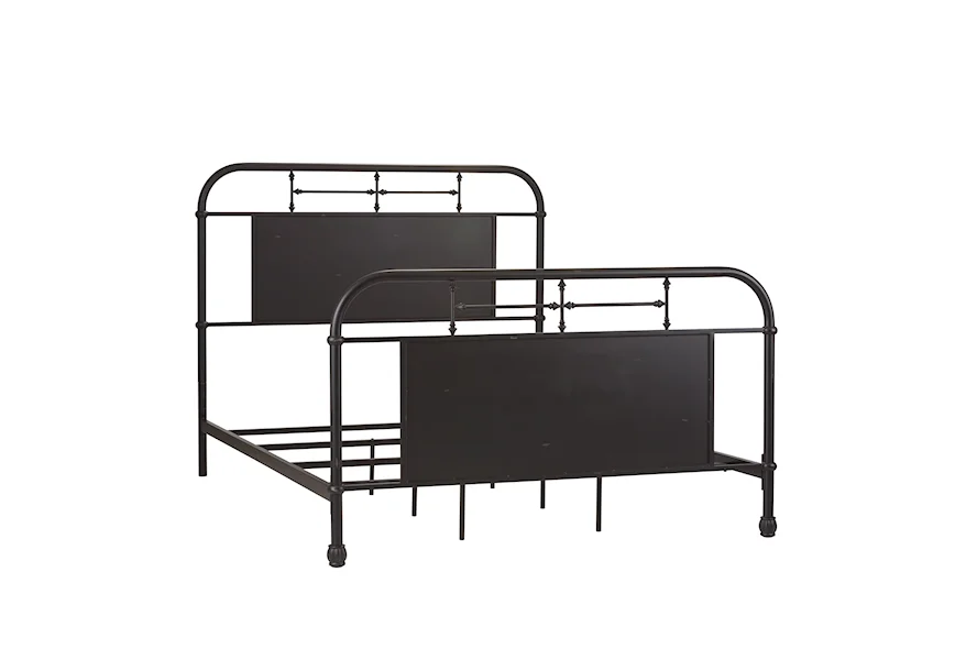 Vintage Series Queen Metal Bed by Liberty Furniture at Lapeer Furniture & Mattress Center