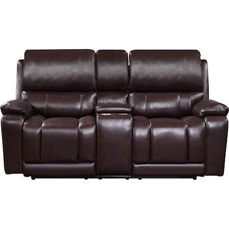 Cicero Reclining Loveseat-Brown