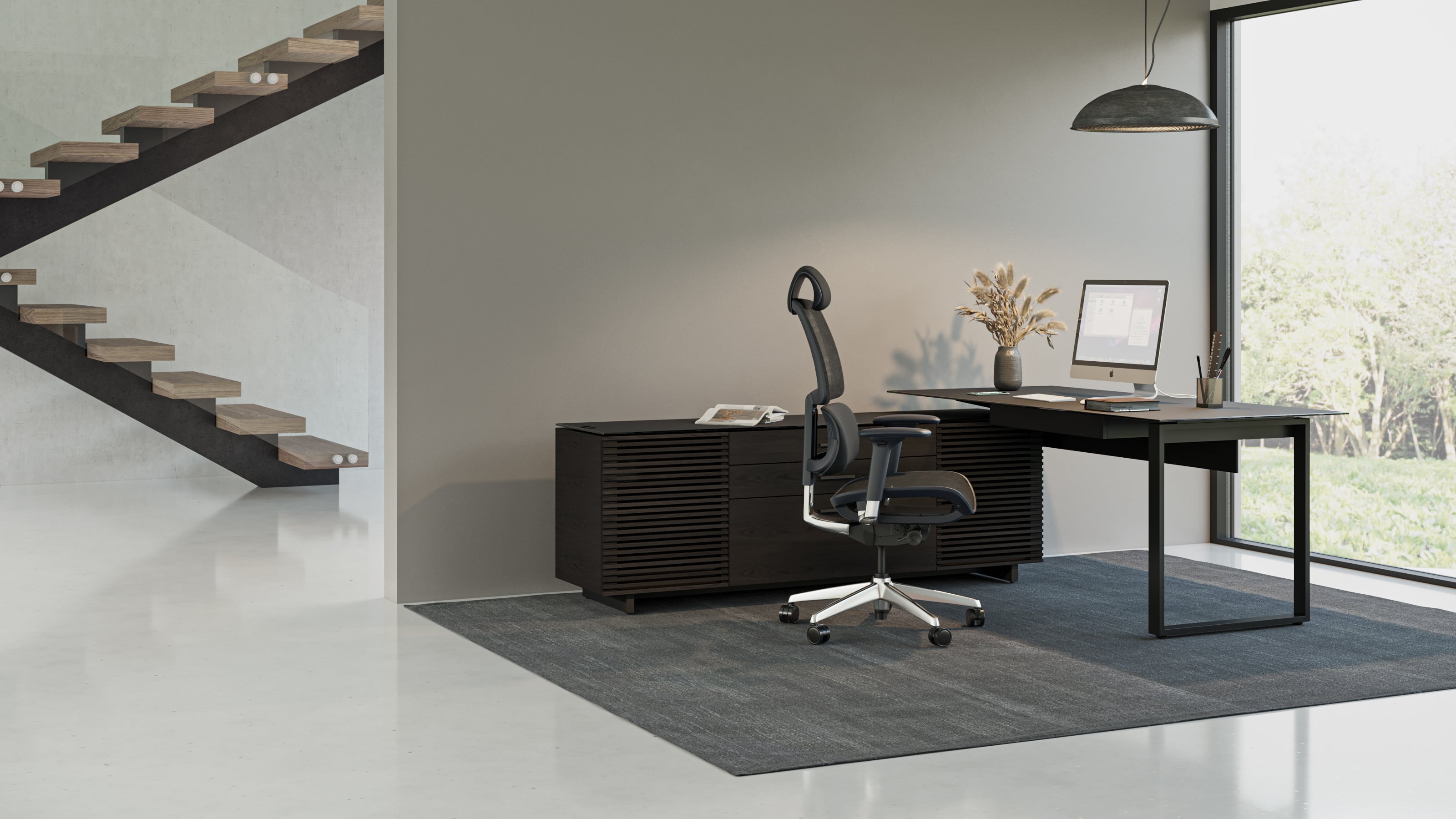 BDI Corridor L-Shaped Desk