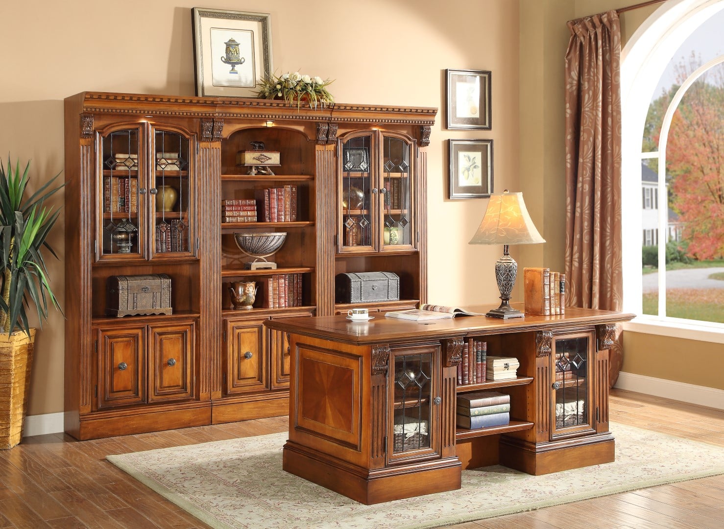 Double Pedestal Executive Desk