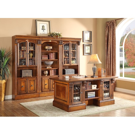 Double Pedestal Executive Desk