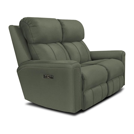 Double Reclining Loveseat with Nailheads