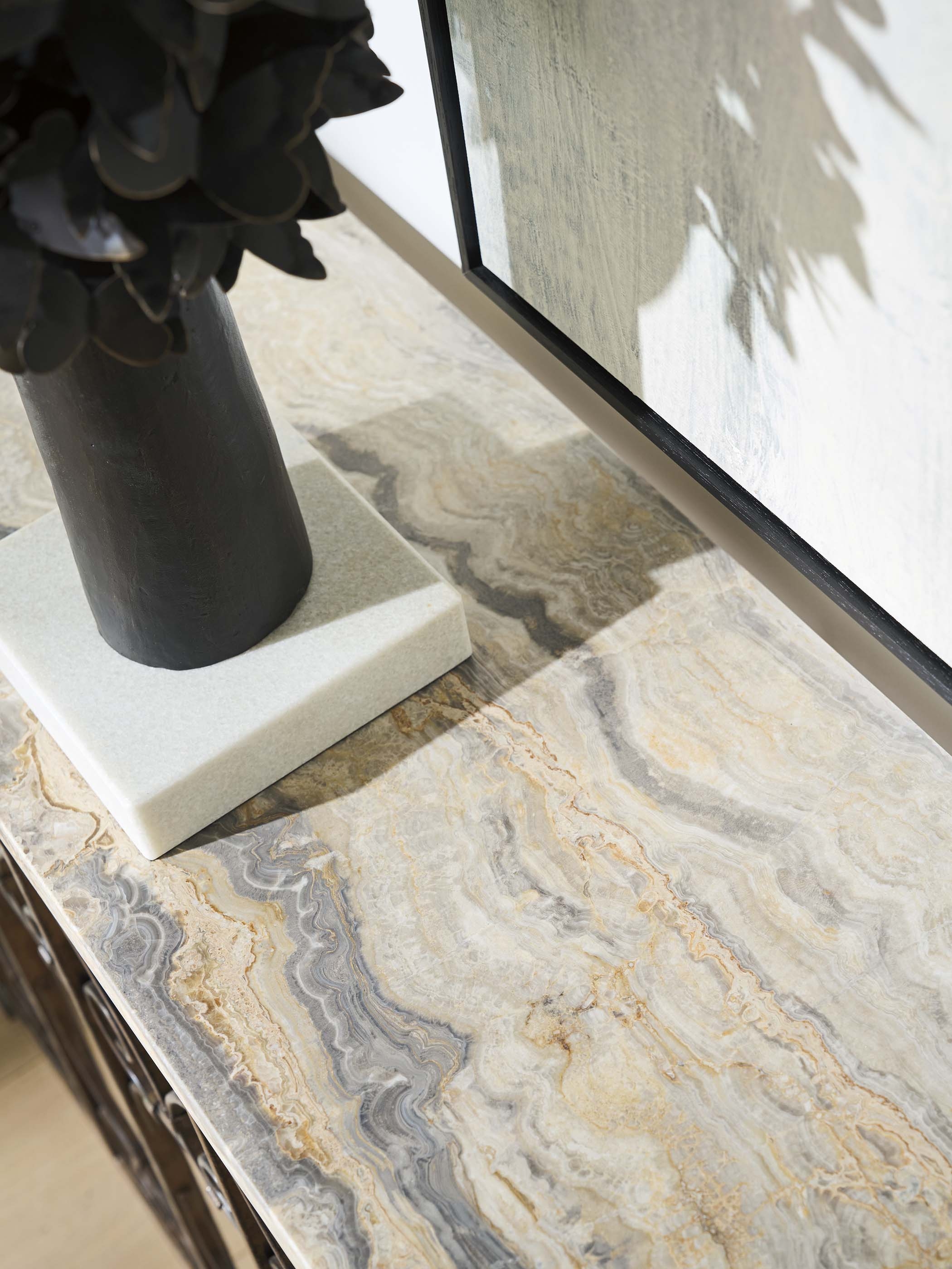 Barclay Butera Montecito Fletcher Metal Console Table