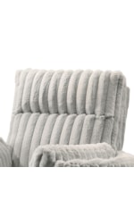 New Classic Embrace Transitional Swivel Accent Chair with Accent Pillows