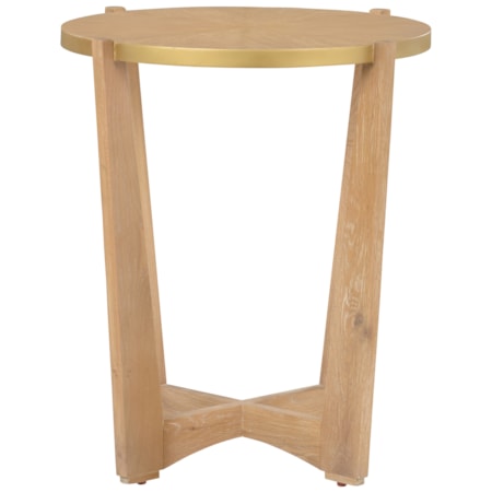 Ardoise Side Table - Cerused Oak