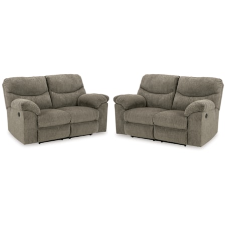Set Of 2 Reclining Loveseats