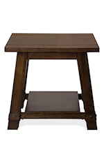 Riverside Furniture Windridge Angle-Leg End Table