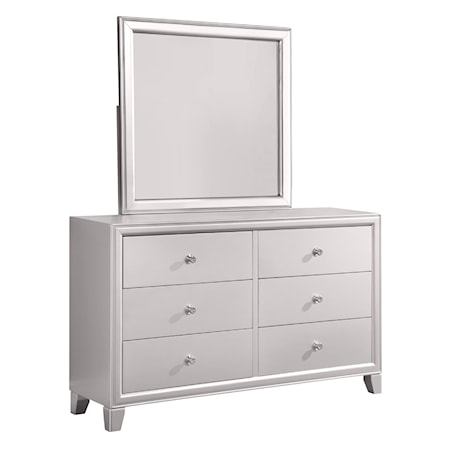 Dresser & Mirror Set