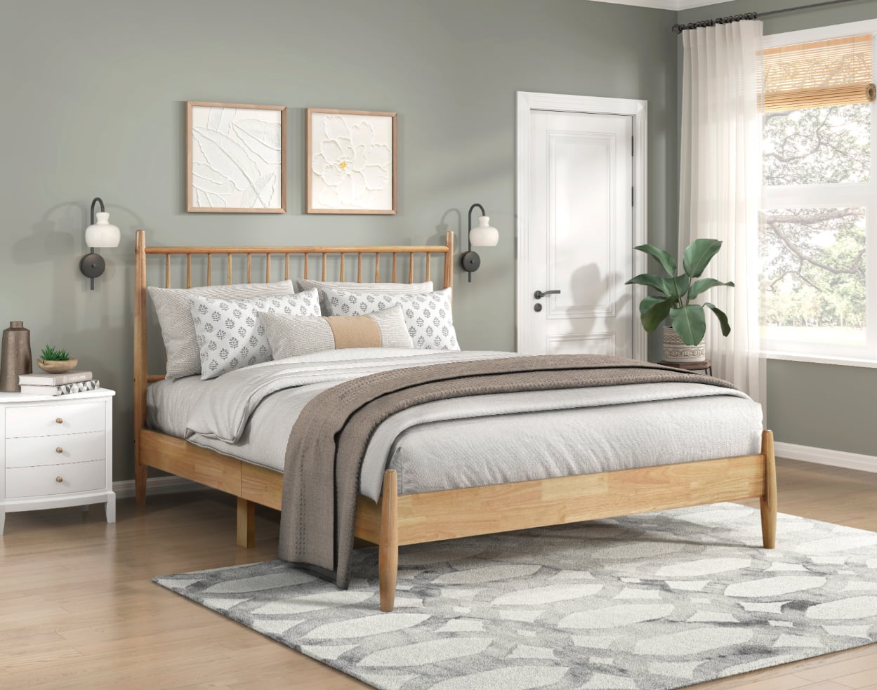 Homelegance Brickell Queen Platform Bed