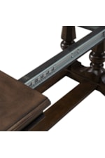 Liberty Furniture Arden Road Traditional Dining Trestle Table with 24" Leaf