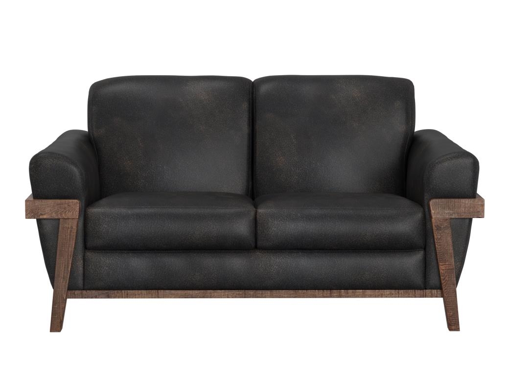 International Furniture Direct Loft Brown Loveseat