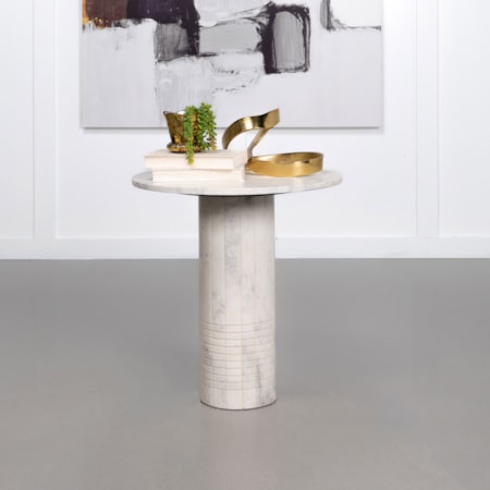 Astoria Genuine Marble Side End Table