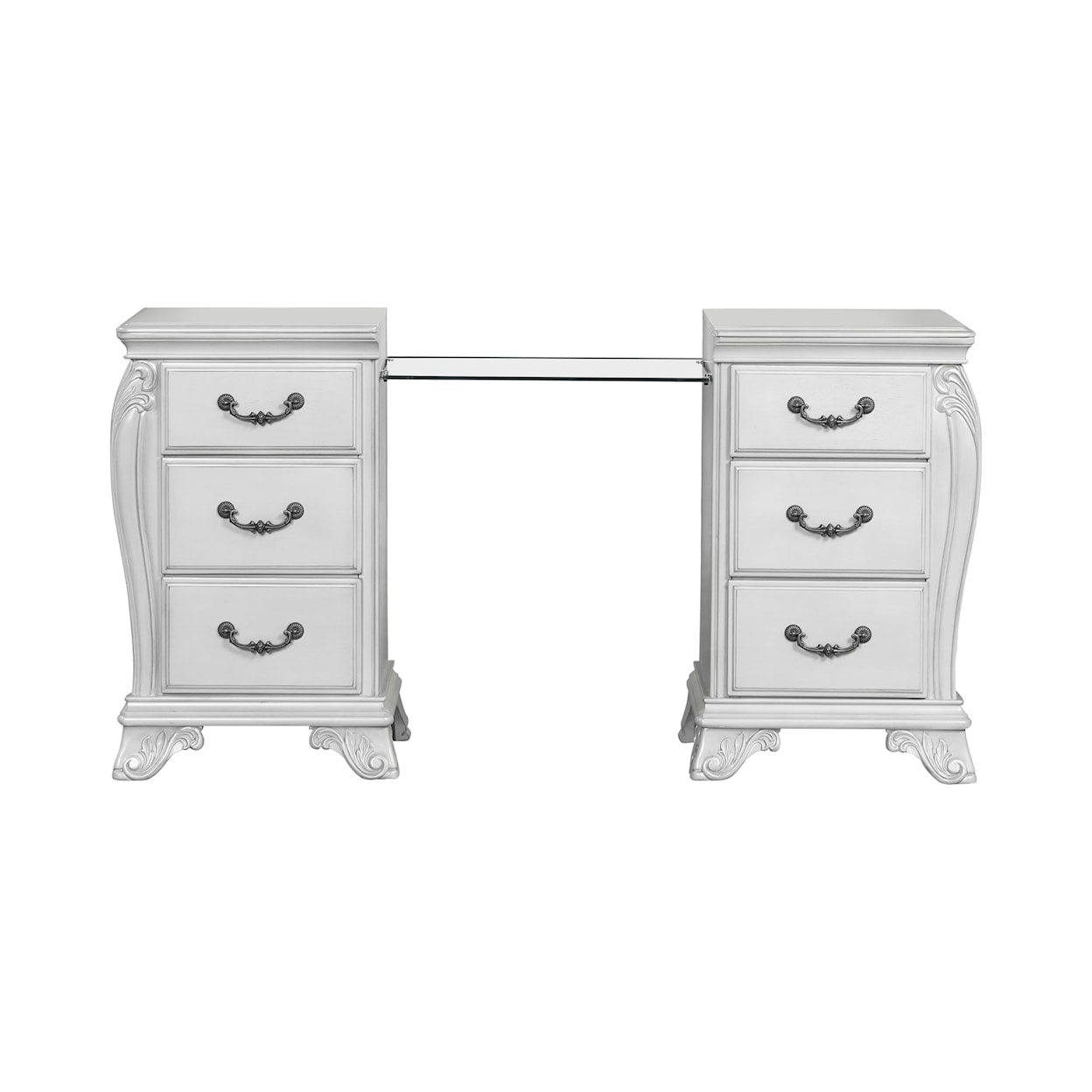 New Classic Furniture Cambria Hills 6-Drawer Vanity Desk