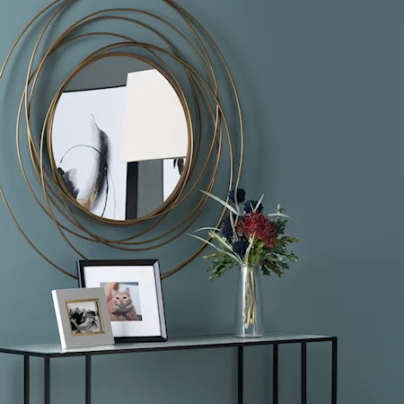 Hudson Metal Wall Mirror