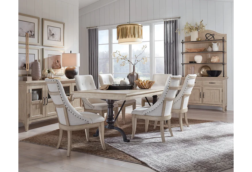 Harlow Dining 7-Piece Dining Room Set  by Magnussen Home at Reeds Furniture