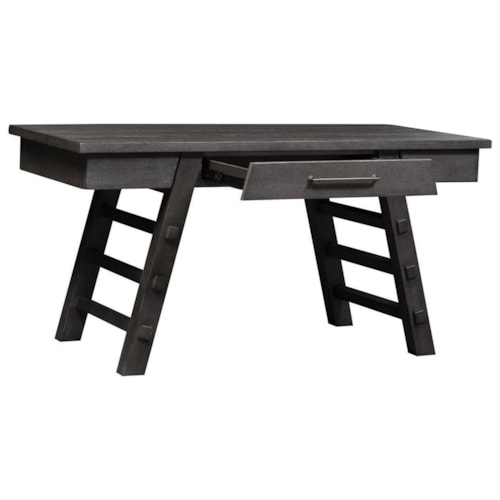 Contemporary Wood Writing Desk with Drawer