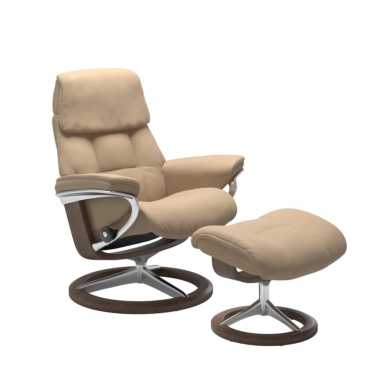 Stressless by Ekornes Stressless Ruby Large Ruby Signature Recliner & Ottoman