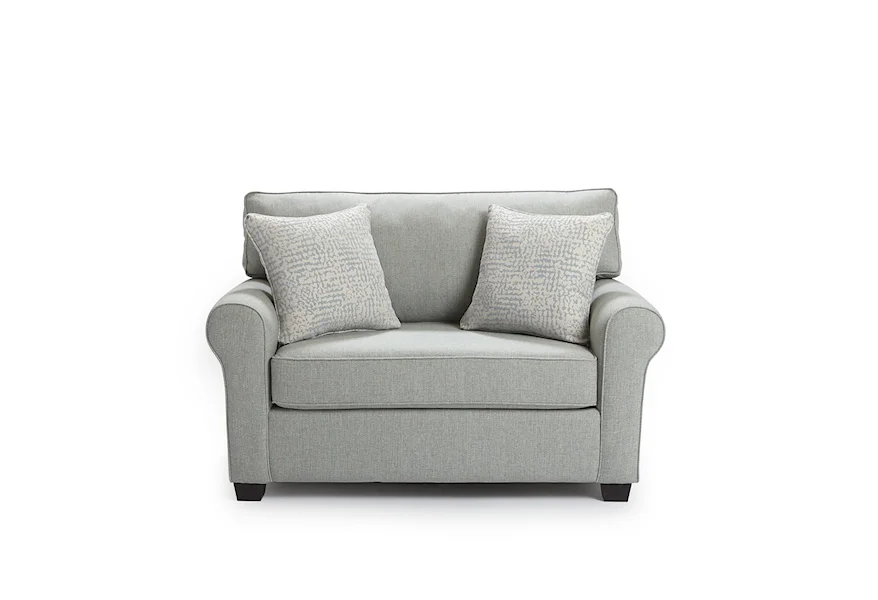 Shannon Chair & A Half With Twin Sleeper by Best Home Furnishings at VanDrie Home Furnishings
