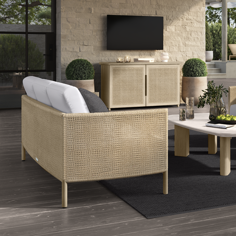 Ebel Orleans Woven-Door Sideboard