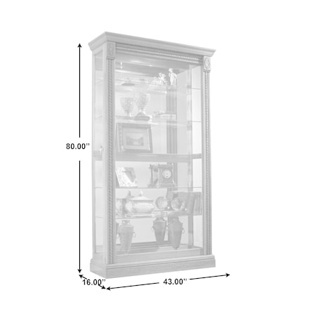 Two-Way Sliding Door Curio