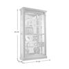 Pulaski Furniture Curios Two-Way Sliding Door Curio