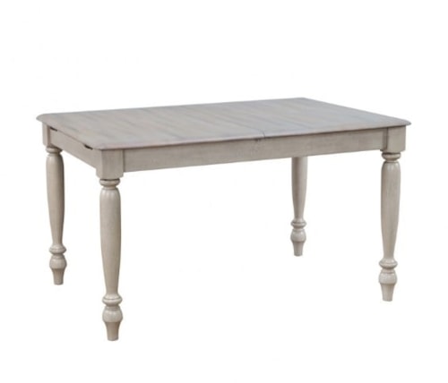 Farmhouse Leg Table with Butterfly Leaf