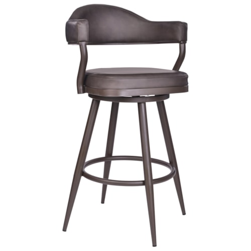 Contemporary 30" Barstool with Swivel Seat