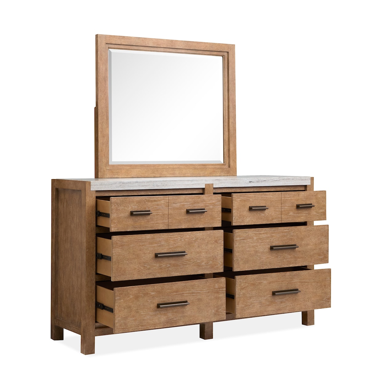 Magnussen Home Plum Creek Bedroom 6-Drawer Dresser