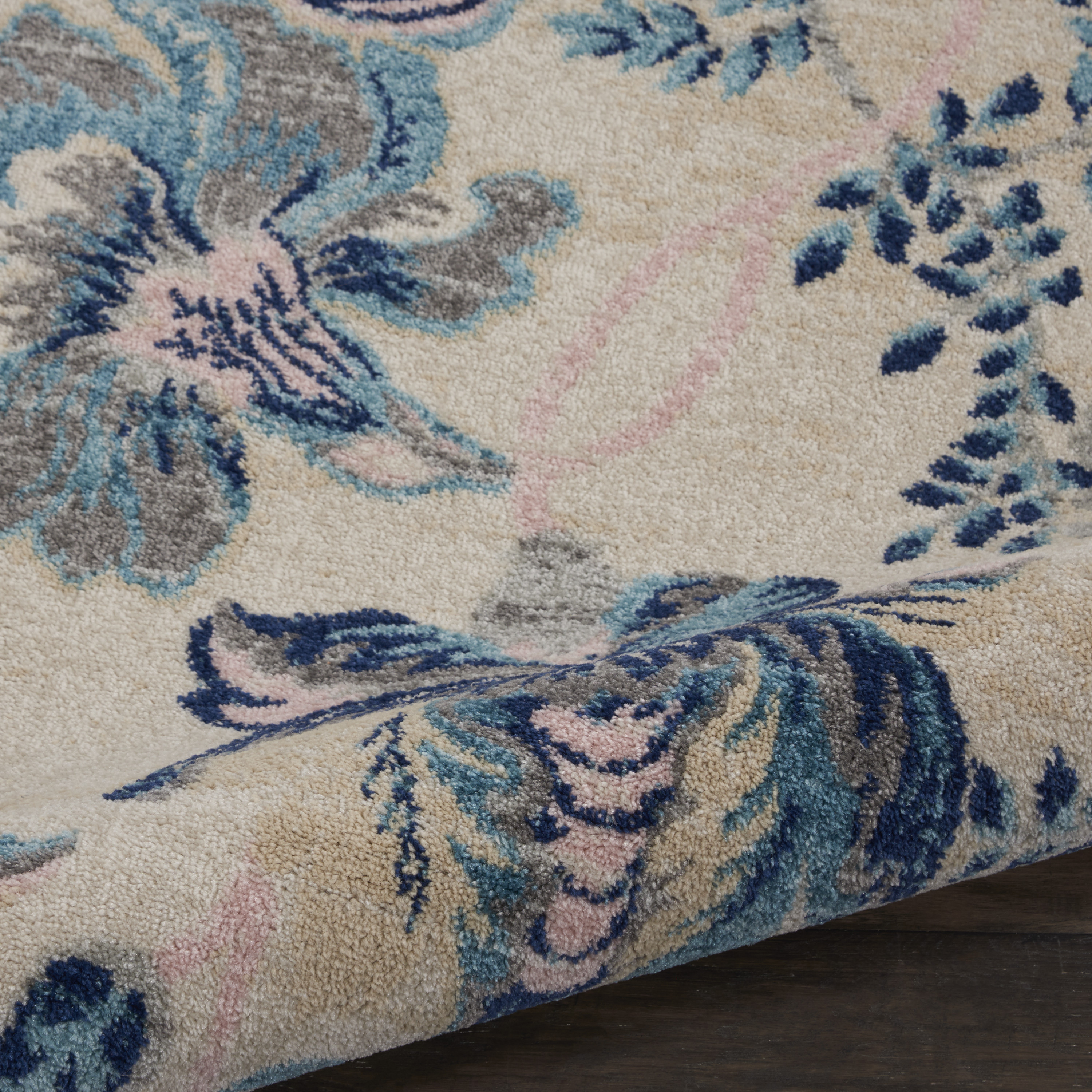 Nourison Tranquil 5'3" Round  Rug