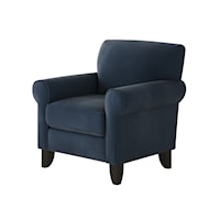 Accent Chair with Rolled Arms