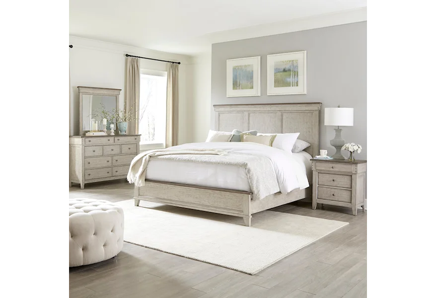 Ivy Hollow Four-Piece King Bedroom Set by Liberty Furniture at SuperStore