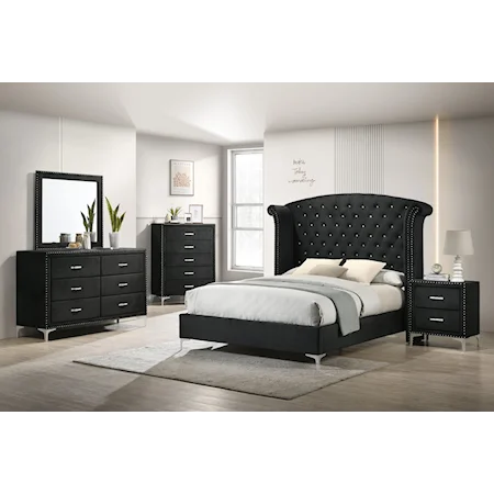 Glam 5-Piece Queen Bedroom Set