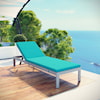 Modway Shore Outdoor Aluminum Chaise