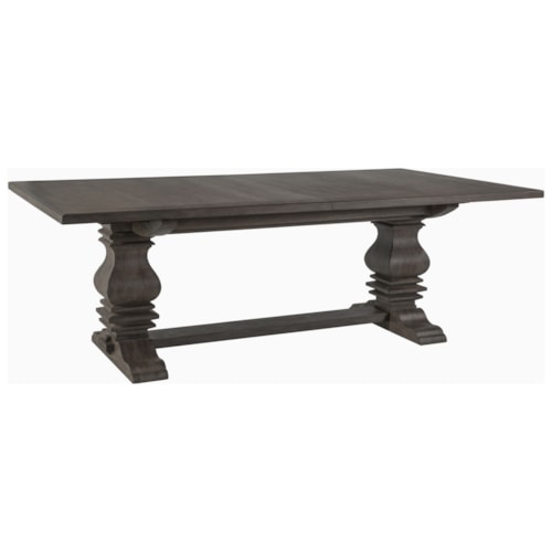 Axiom Rectangular Dining Table with Two Table Extension Leaves