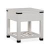 Magnussen Home Harper Springs Occasional Tables Shelf End Table