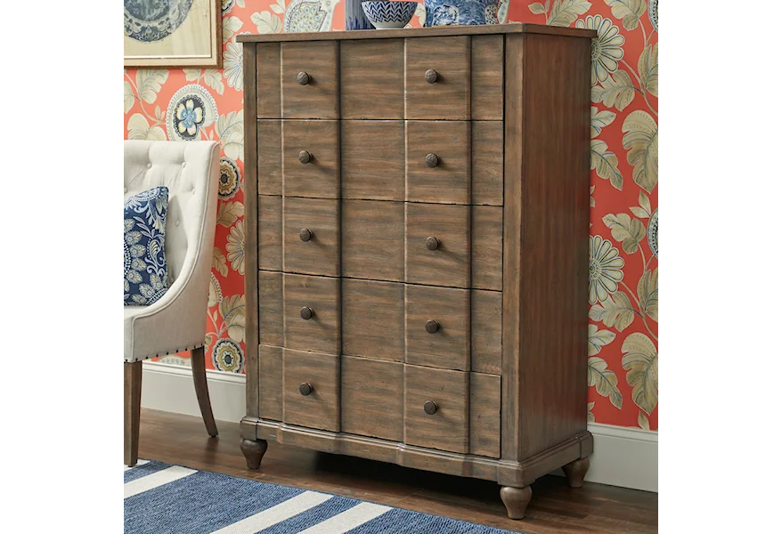 Hometown "Miss" Blossom Drawer Chest by Trisha Yearwood Home Collection by Klaussner at Darvin Furniture
