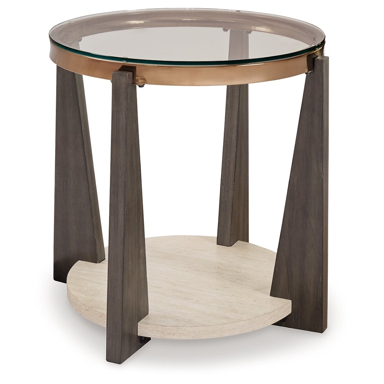 Ashley Furniture Signature Design Frazwa Round End Table