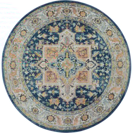 4' x Round  Rug