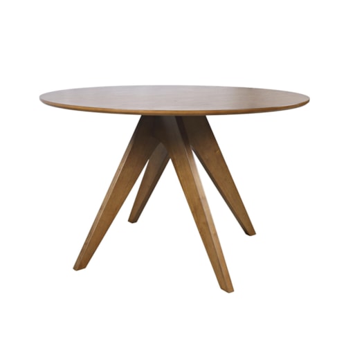 Transitional Round Dining Table