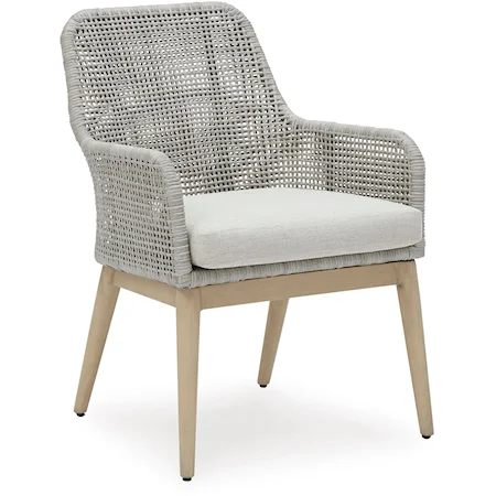 Outdoor Dining Chair with Cushion